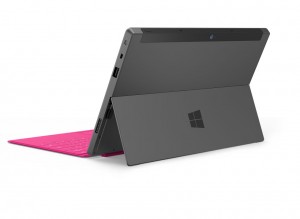 Microsoft Surface tablet rear view