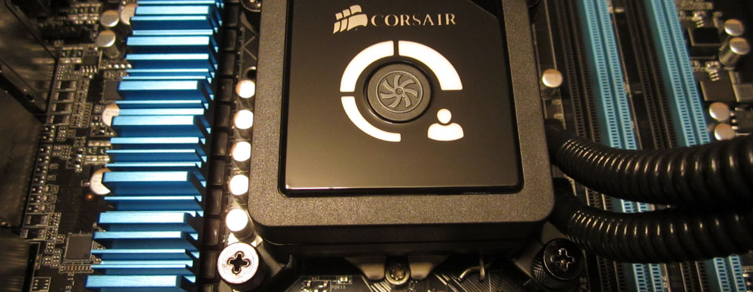 NAR Design motherboard with Corsair CPU cooler